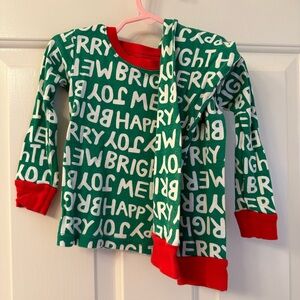 Holiday pajama set, size 3T